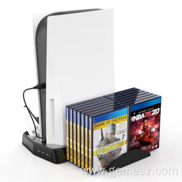 Multifunctional Vertical Stand With Cooling Fan for PS5